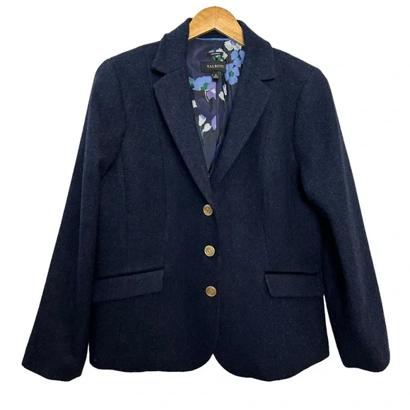 Talbots | Aberdeen Women's Navy Blazer - Picture 7 of 7